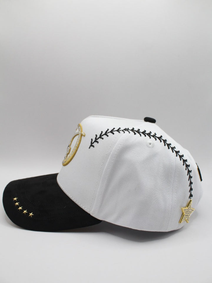 LA DODGERS WHITE.GOLD