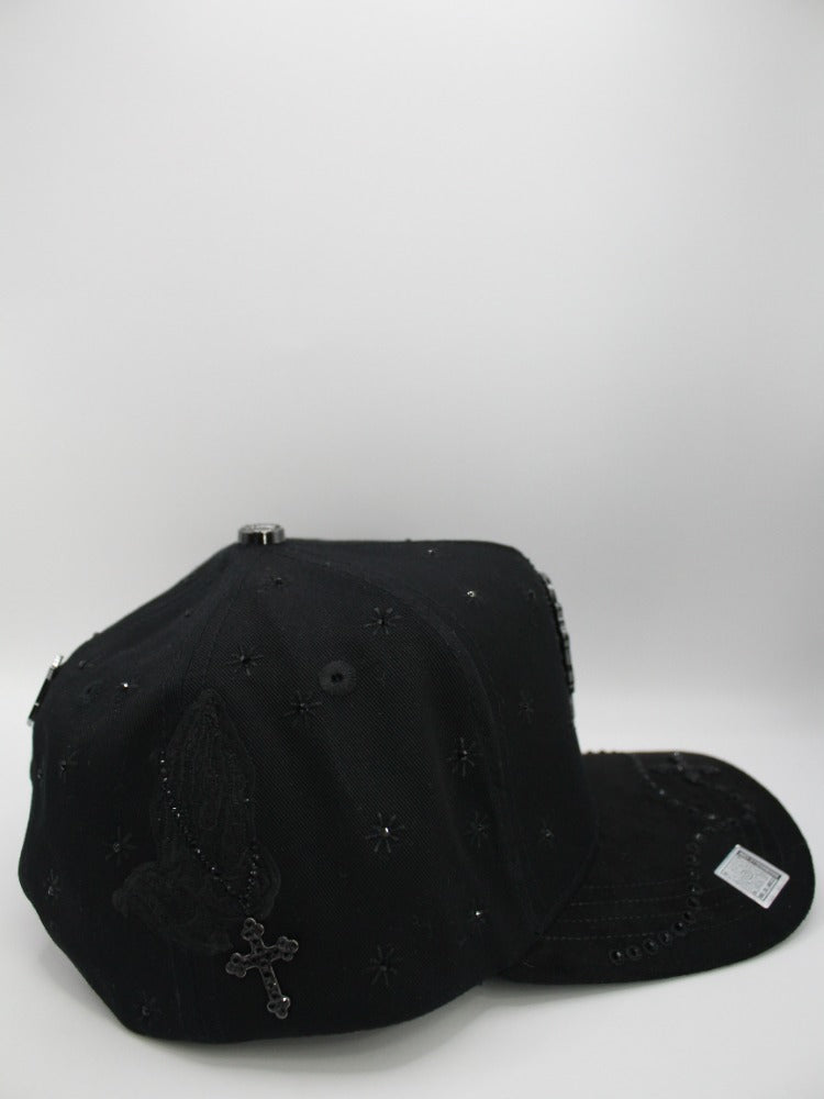 SAN JUDAS CRYSTAL TOTAL BLACK