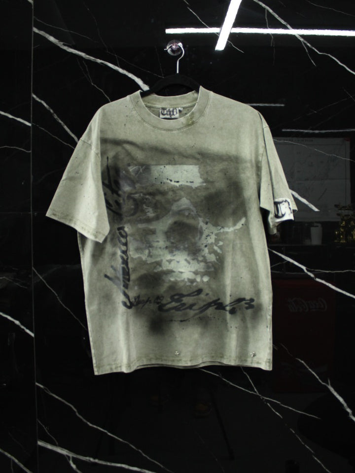 T-shirt TRIPL3 GREEN DEAD