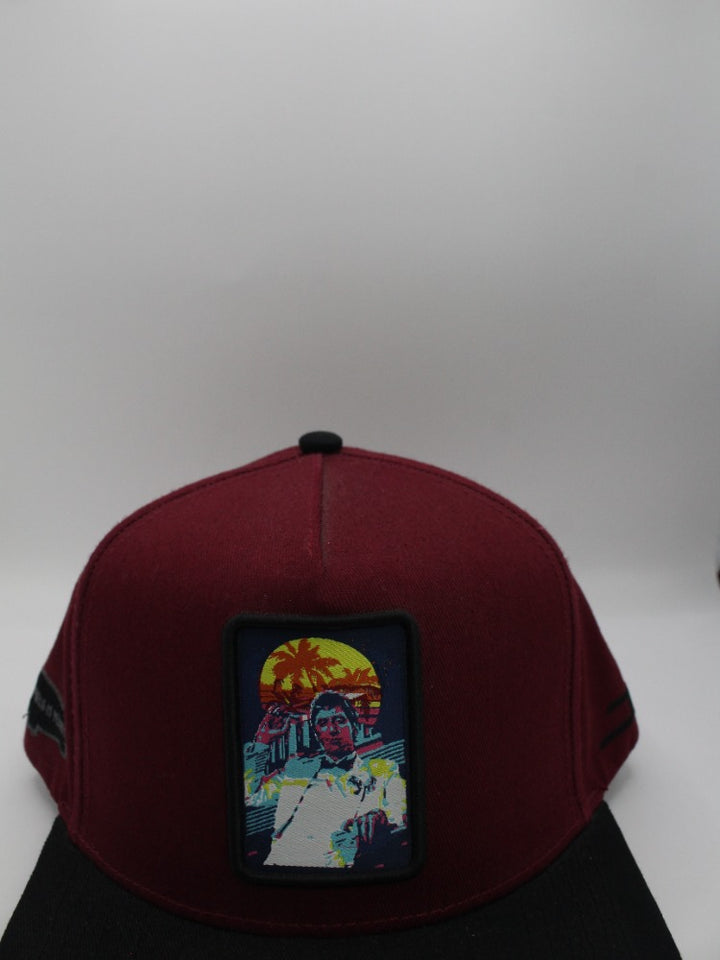 MIAMI VIBES BURGANDY