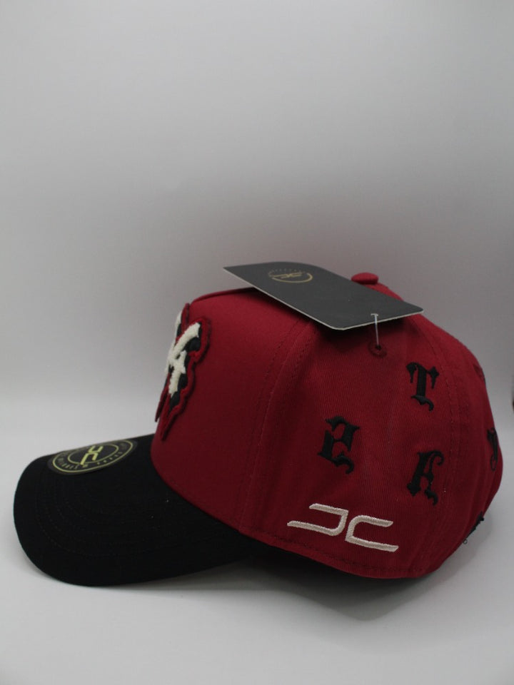 444 Burgundy/Black