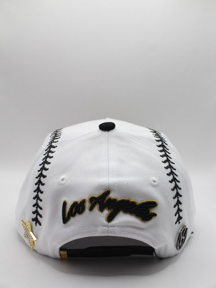 LA DODGERS WHITE.GOLD