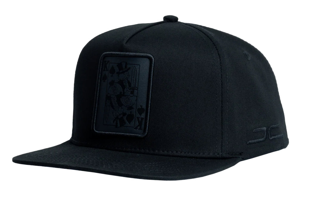 KING CARD BLACK ON BLACK