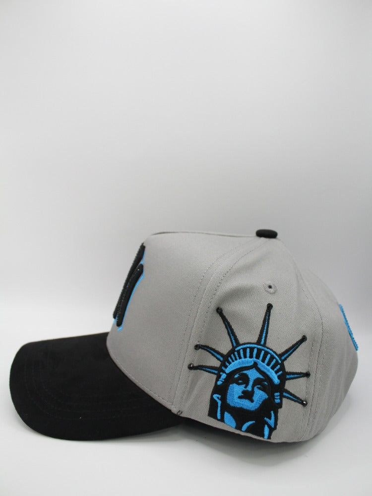 KEVIN HATS BLUE GRAY