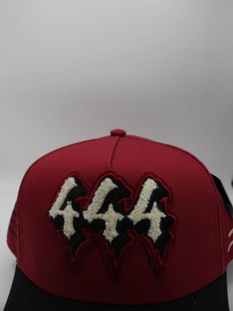 444 Burgundy/Black