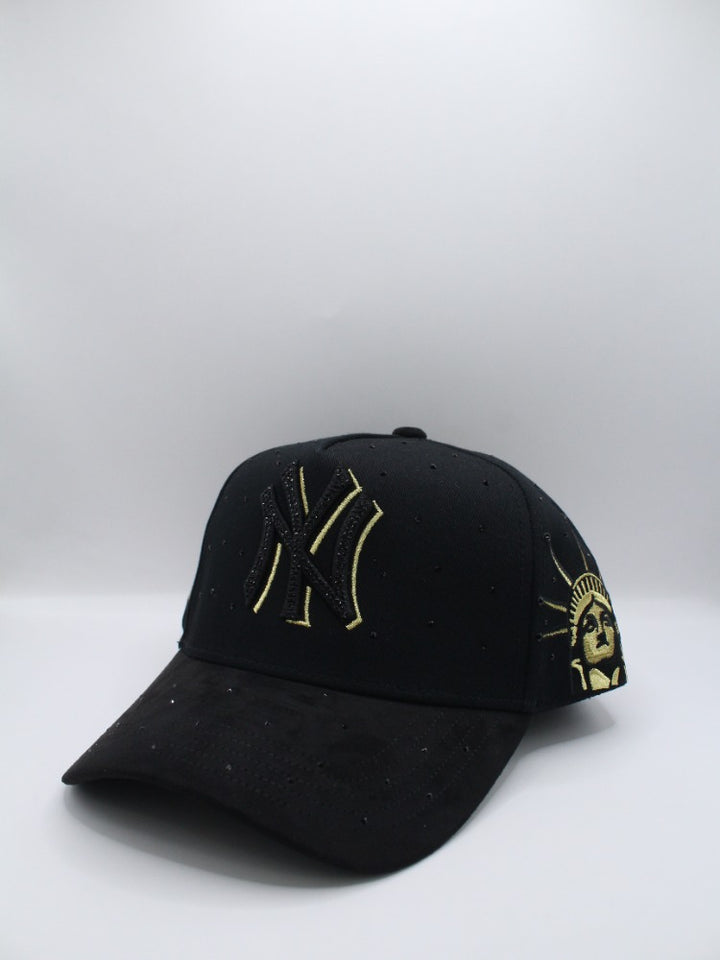 NEW YORK CRYSTAL GOLD KEVIN HATS