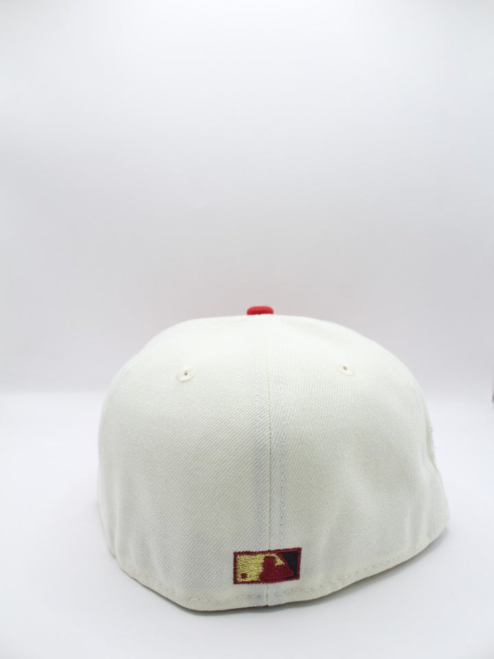 A´s ATLETICS WORLD SERIES 89 BEIGE/RED