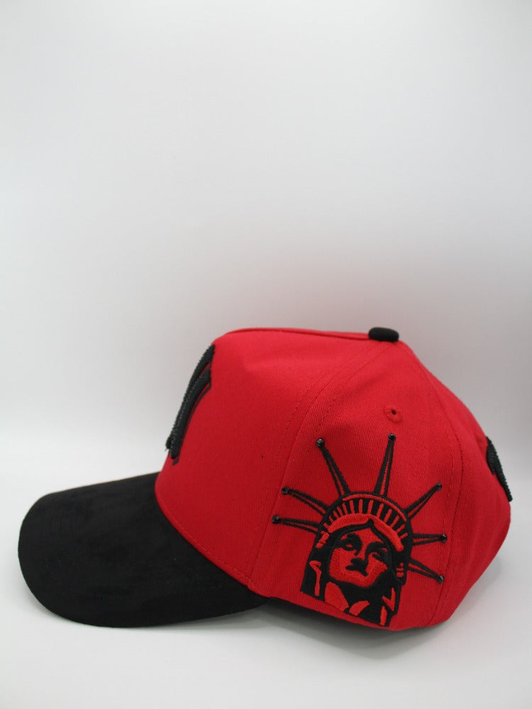 KEVIN HATS BLACK AND RED
