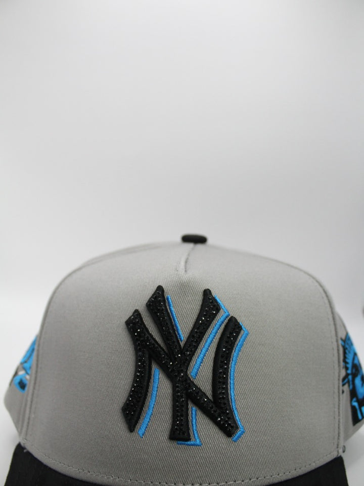 KEVIN HATS BLUE GRAY