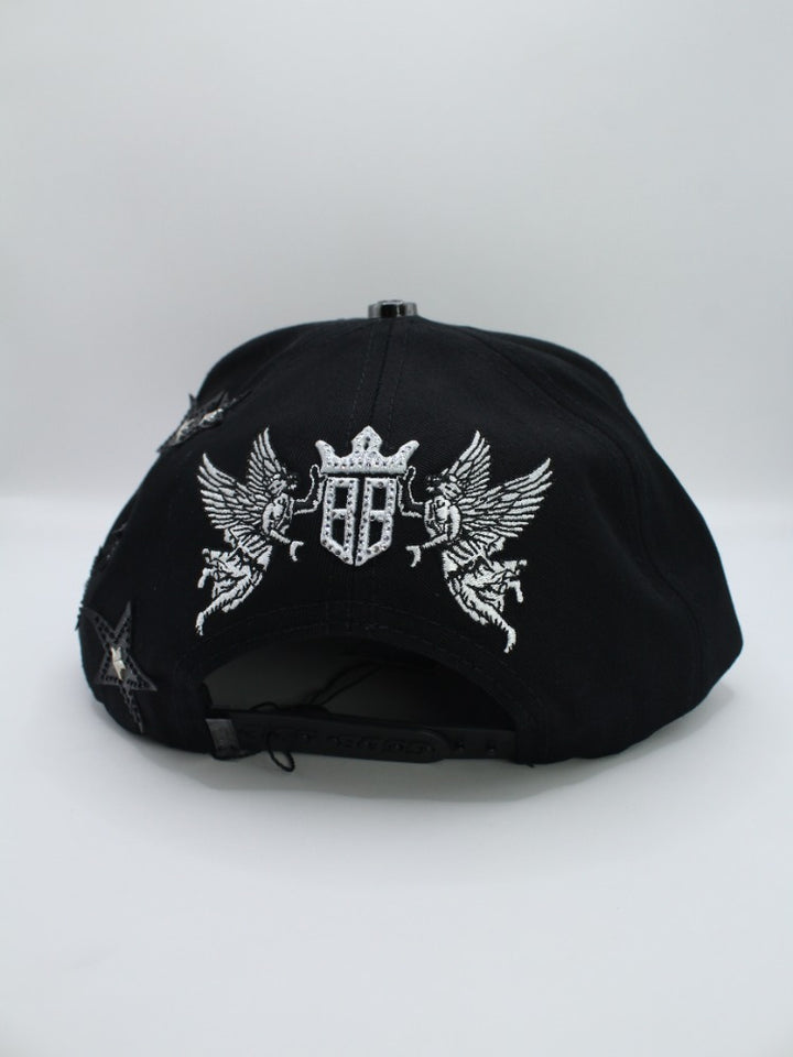 H STAR BLACK WHITE