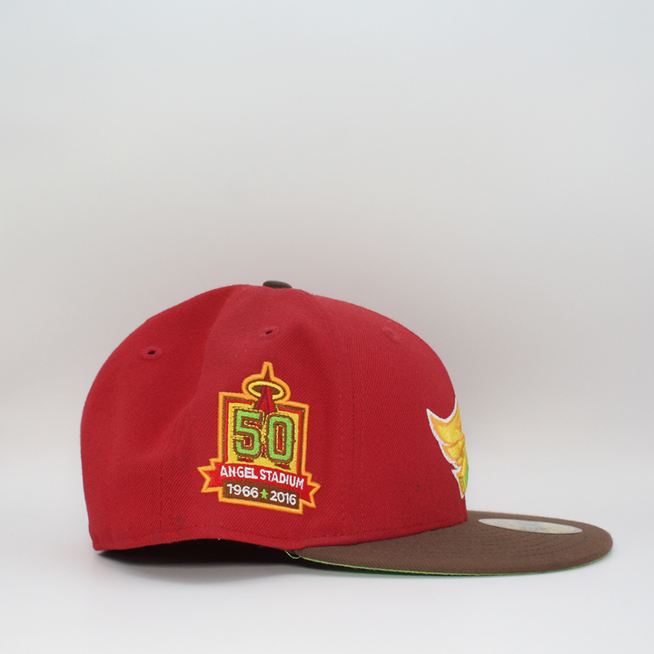 A LOS ANGELES ANGELS RED/GREEN 1966