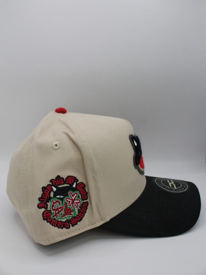 WATERMELON CAT BEIGE/GREEN