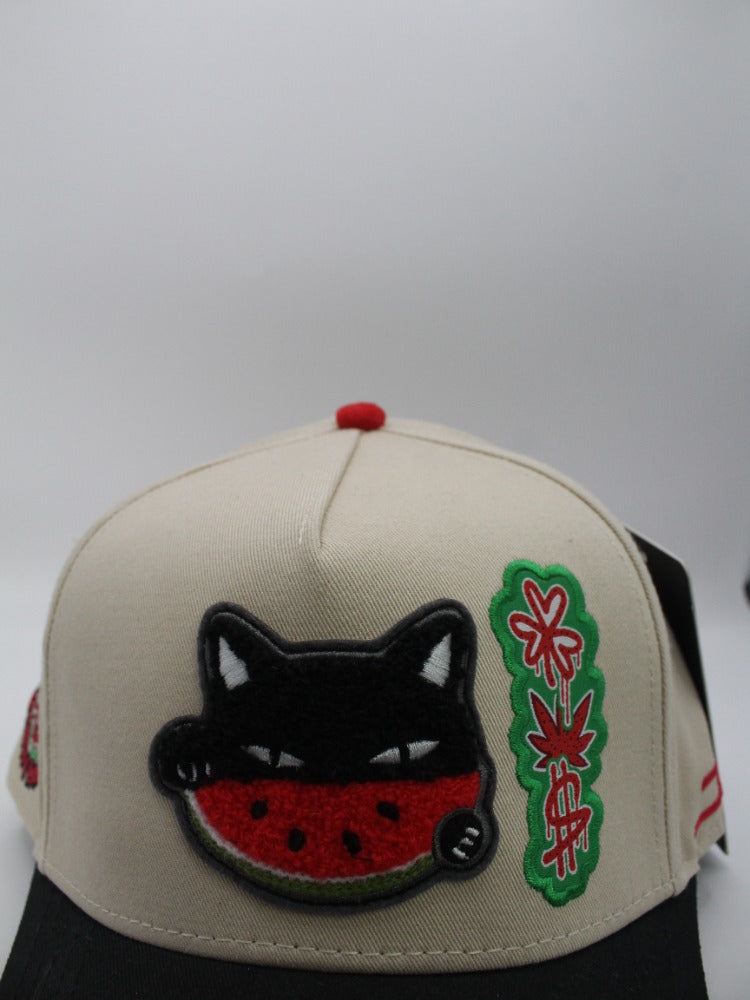 WATERMELON CAT BEIGE/GREEN