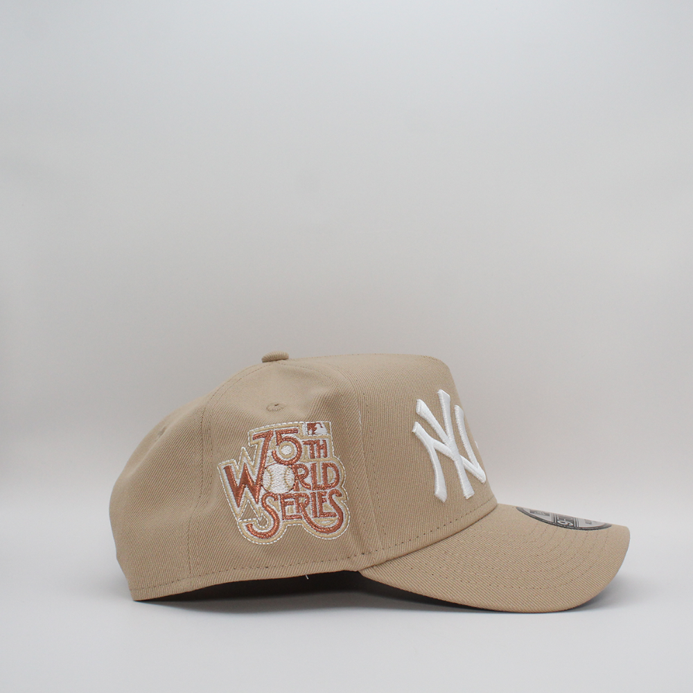 NY LA 75 WORLD SERIES BEIGE