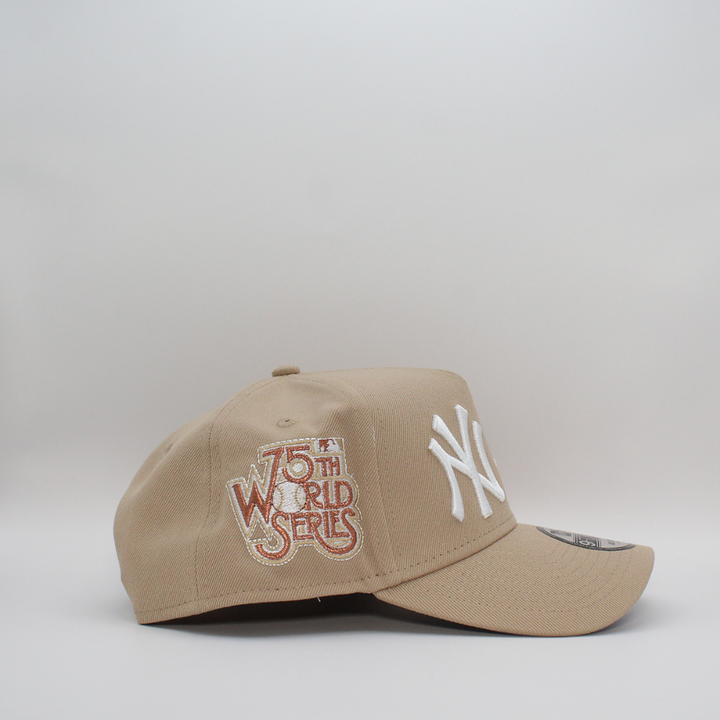 NY LA 75 WORLD SERIES BEIGE