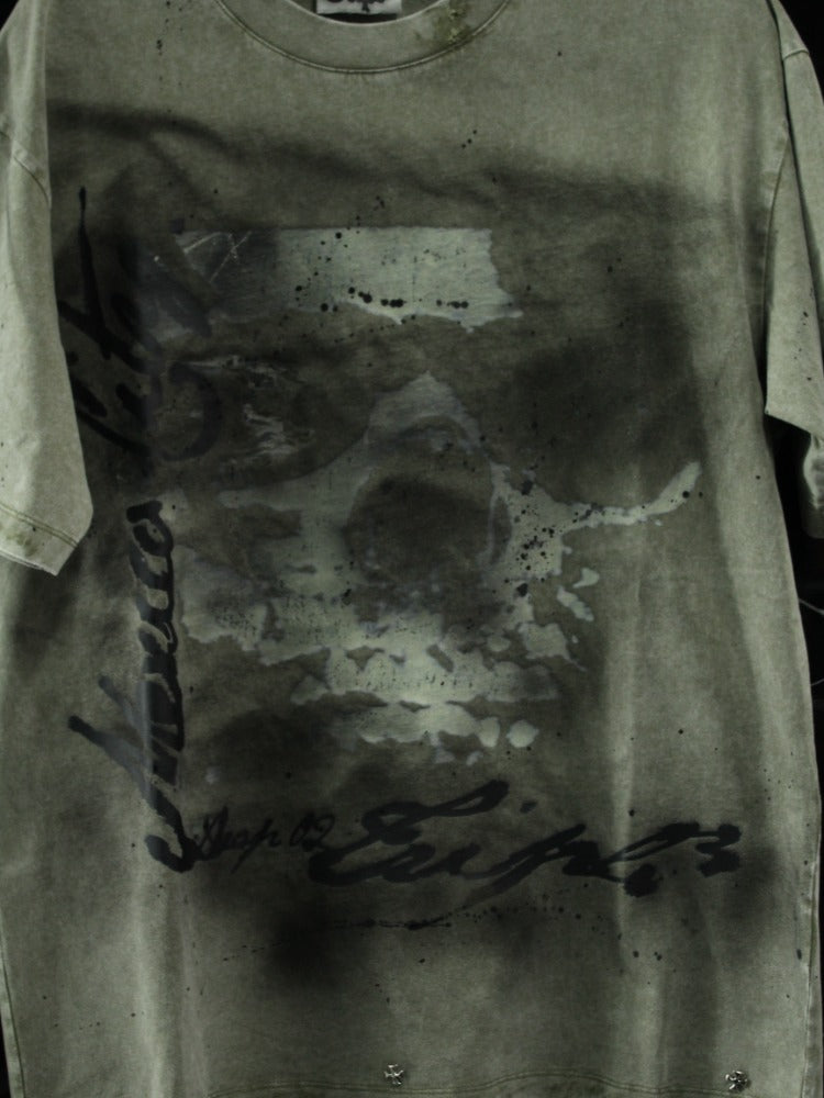 T-shirt TRIPL3 GREEN DEAD