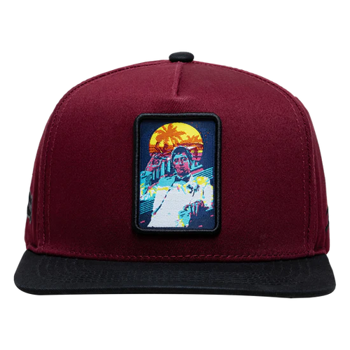 MIAMI VIBES BURGANDY