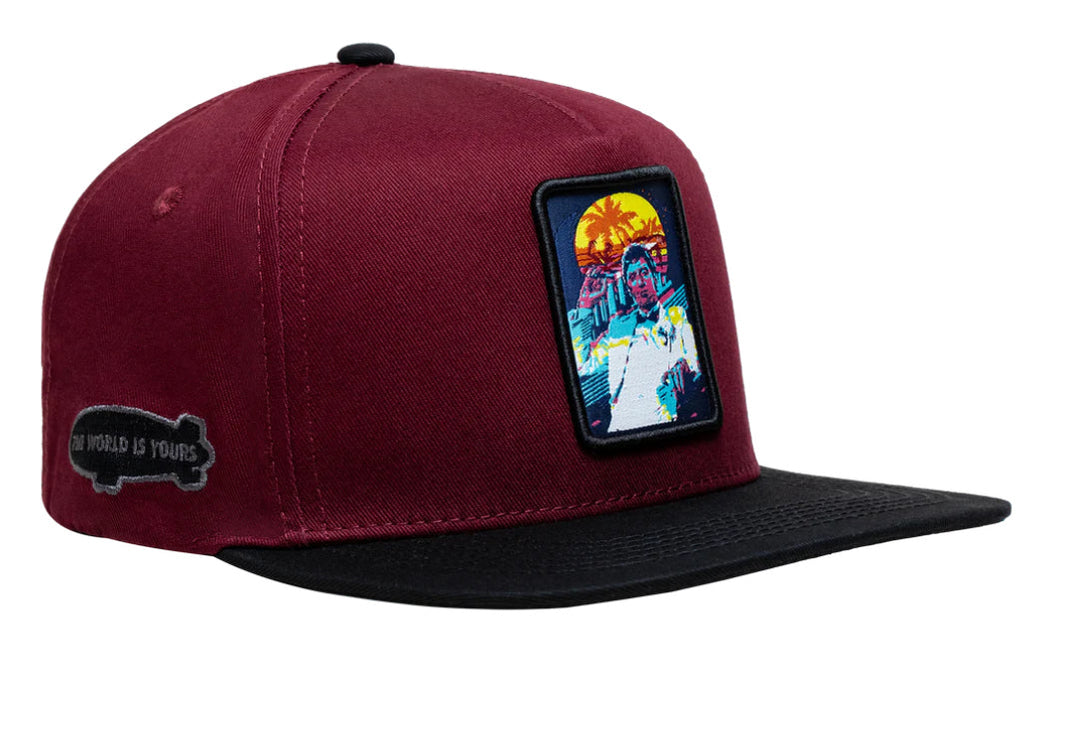 MIAMI VIBES BURGANDY