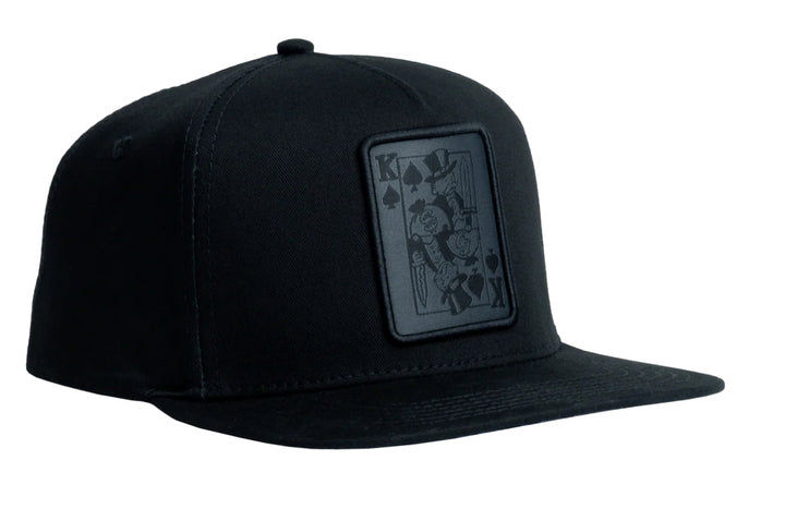 KING CARD BLACK ON BLACK