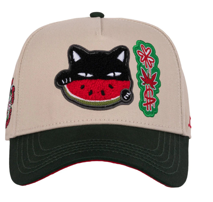 WATERMELON CAT BEIGE/GREEN