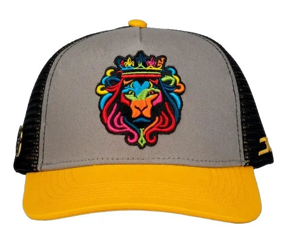 REY COLORES CURVED MESH GRAY YELLOW