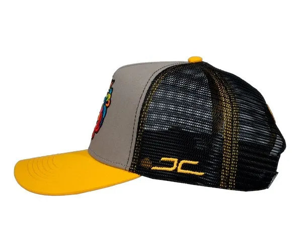 REY COLORES CURVED MESH GRAY YELLOW