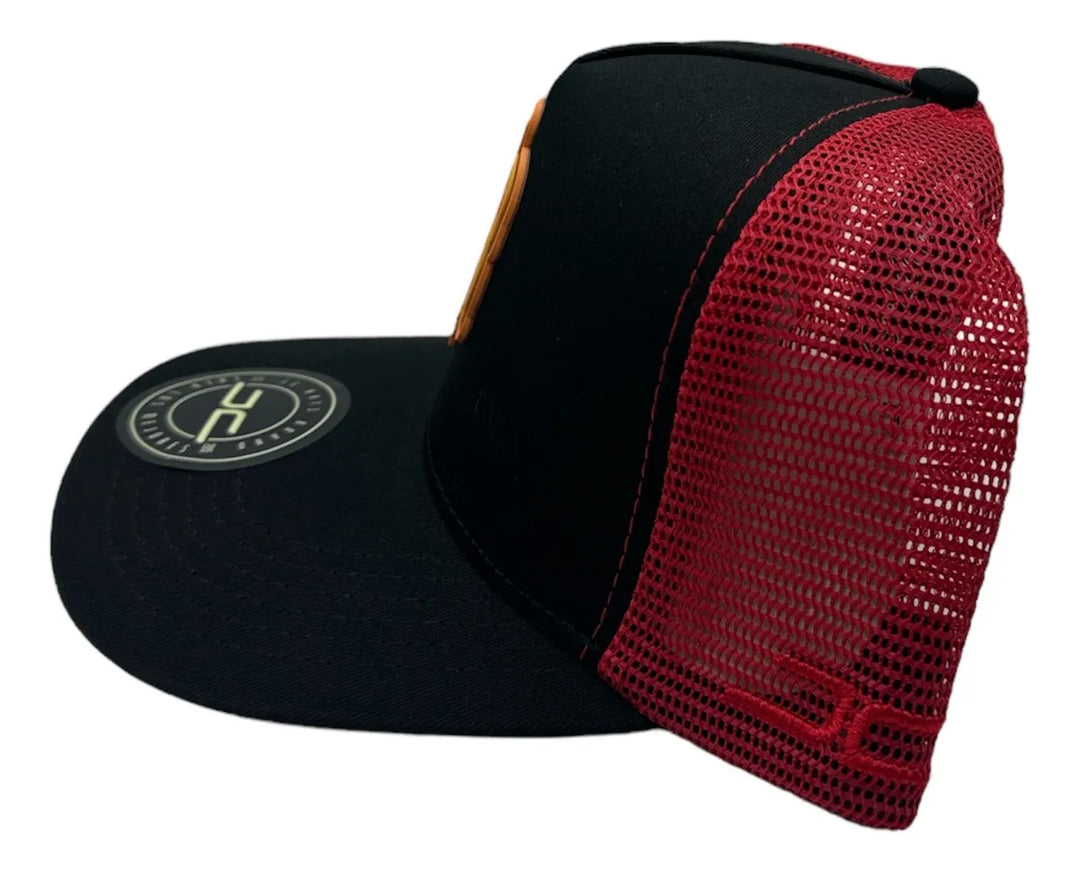 PIZZA CURVED MESH BLACK/RED