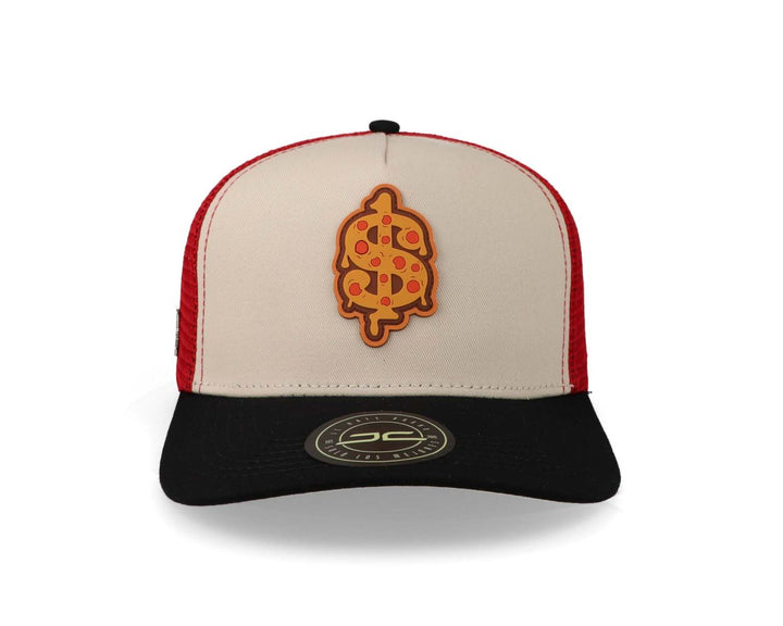 PIZZA CURVED MESH BEIGE/RED