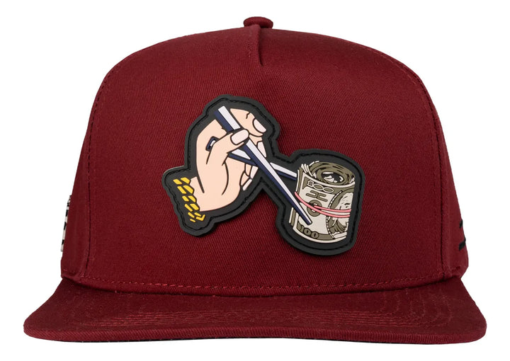 FOOD MONEY ROLL BURGANDY