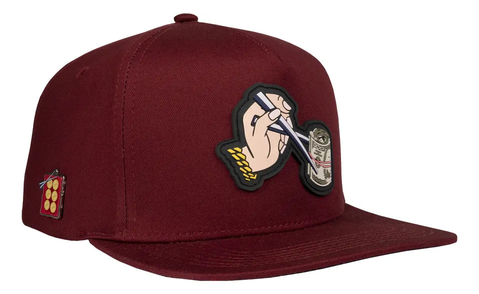 FOOD MONEY ROLL BURGANDY