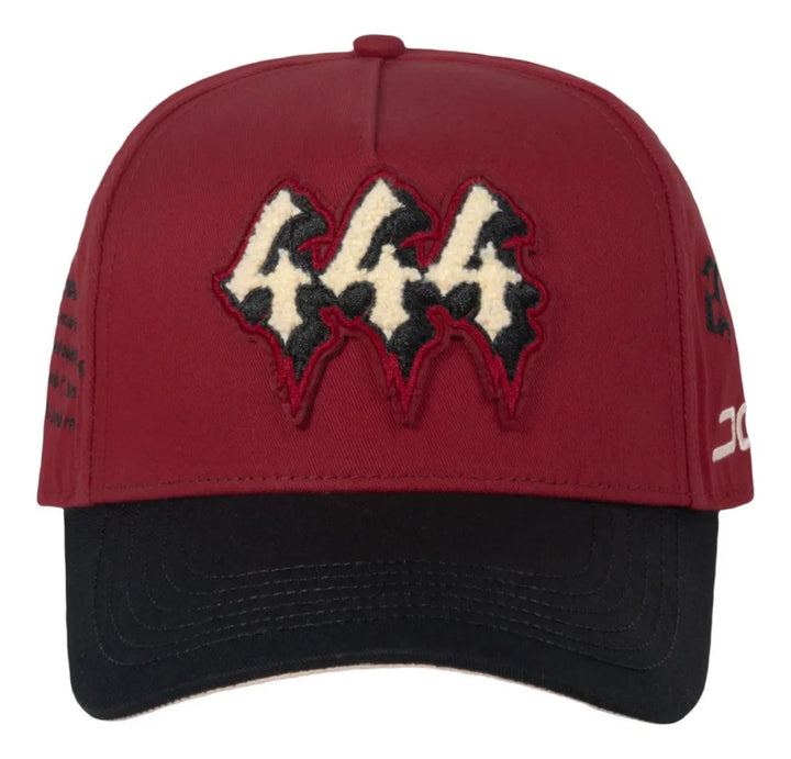 444 Burgundy/Black