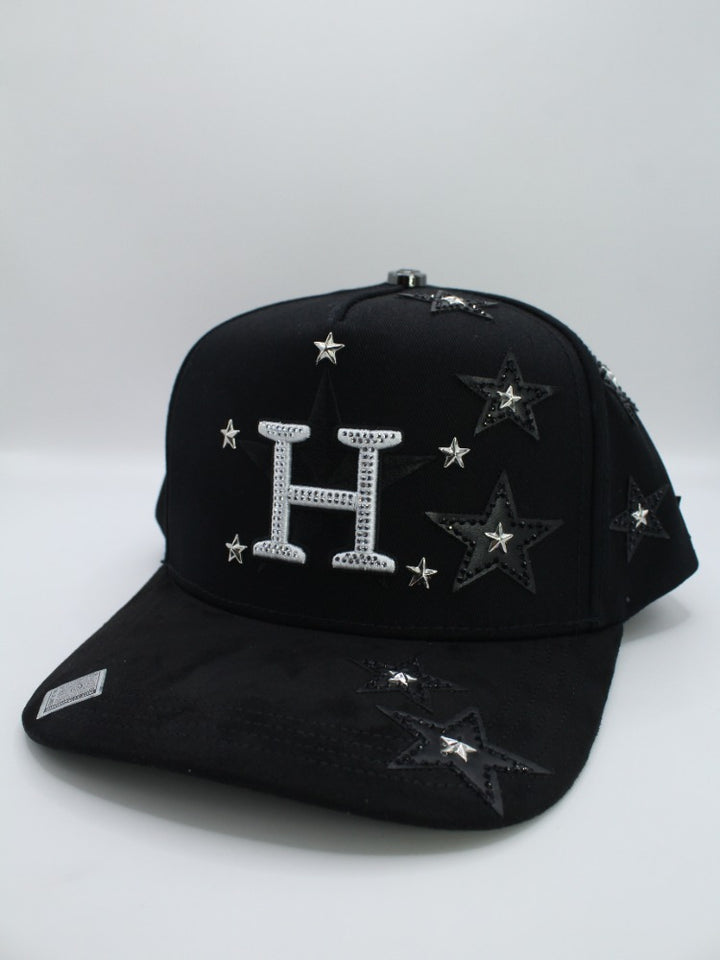 H STAR BLACK WHITE