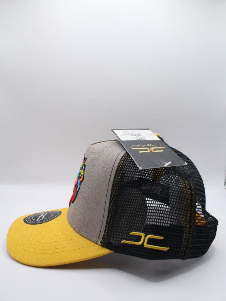 REY COLORES CURVED MESH GRAY YELLOW