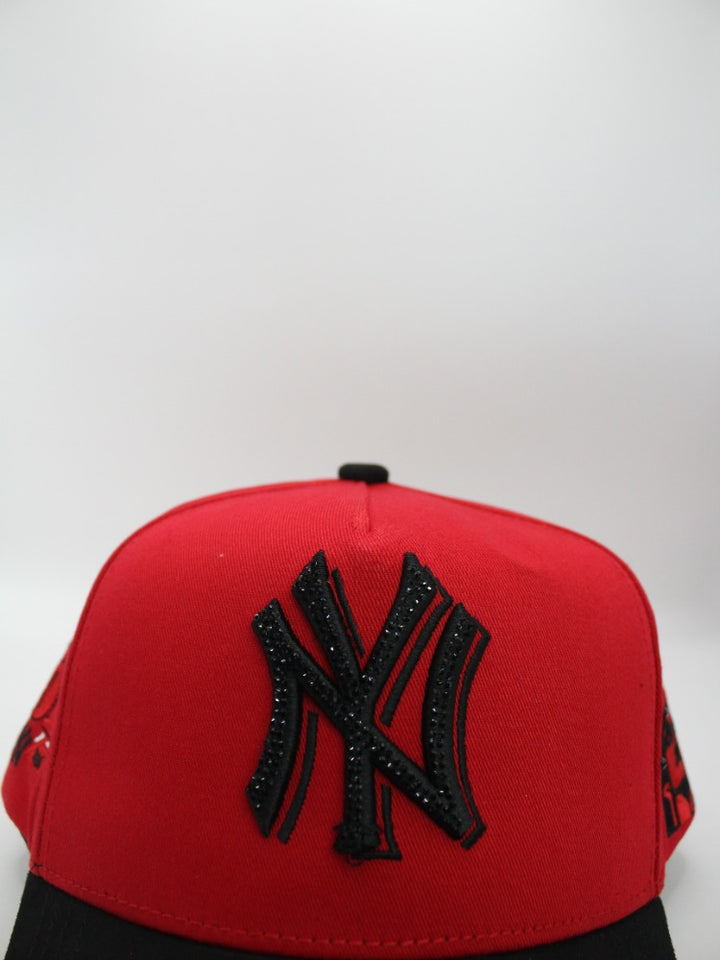 KEVIN HATS BLACK AND RED