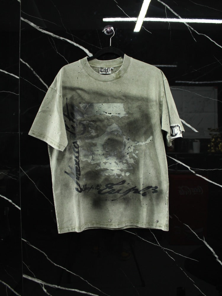 T-shirt TRIPL3 GREEN DEAD