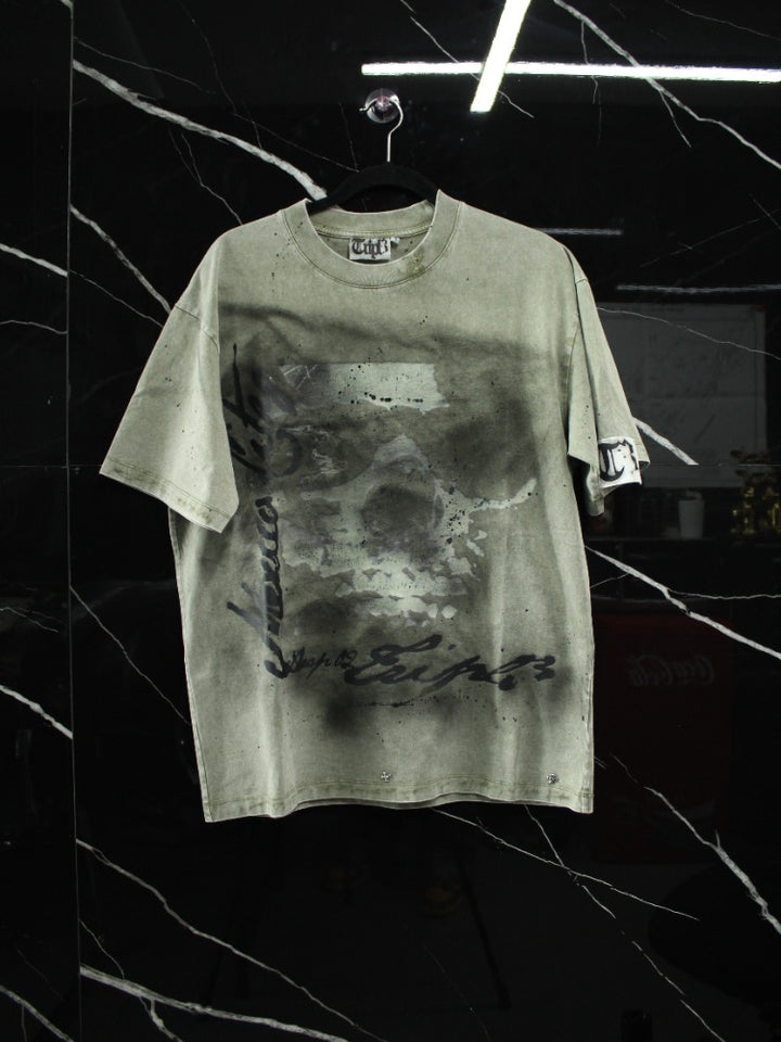 T-shirt TRIPL3 GREEN DEAD