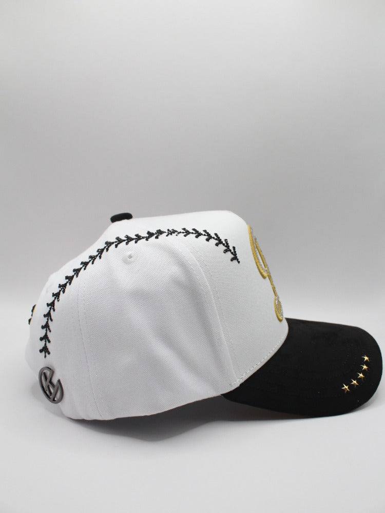 LA DODGERS WHITE.GOLD