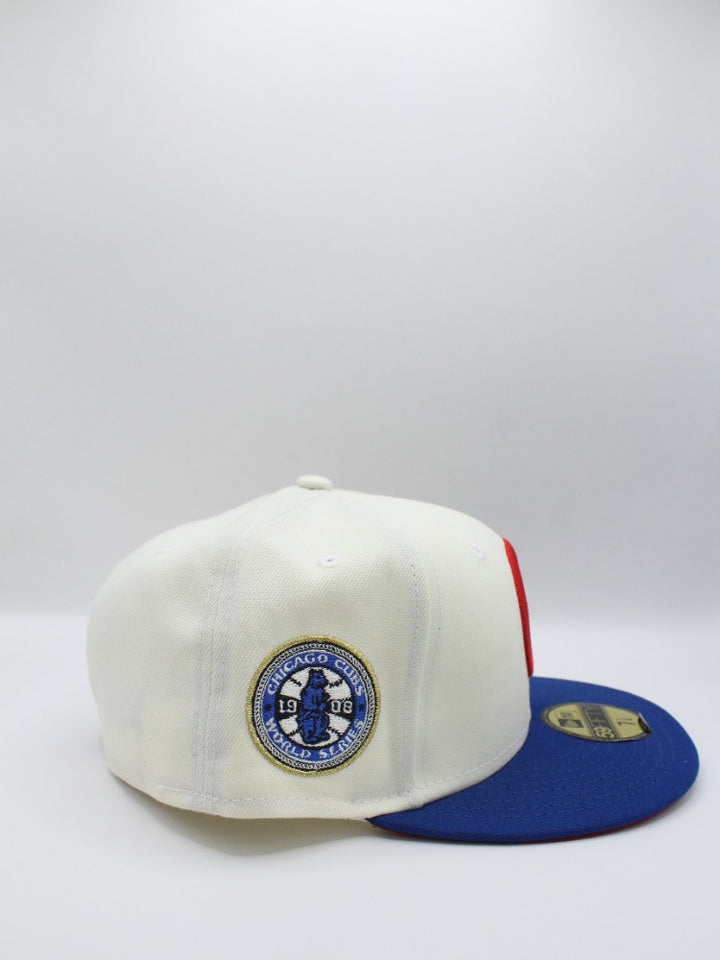 C CHICAGO CUBS WORLD SERIES 1908 BLUE/BEIGE