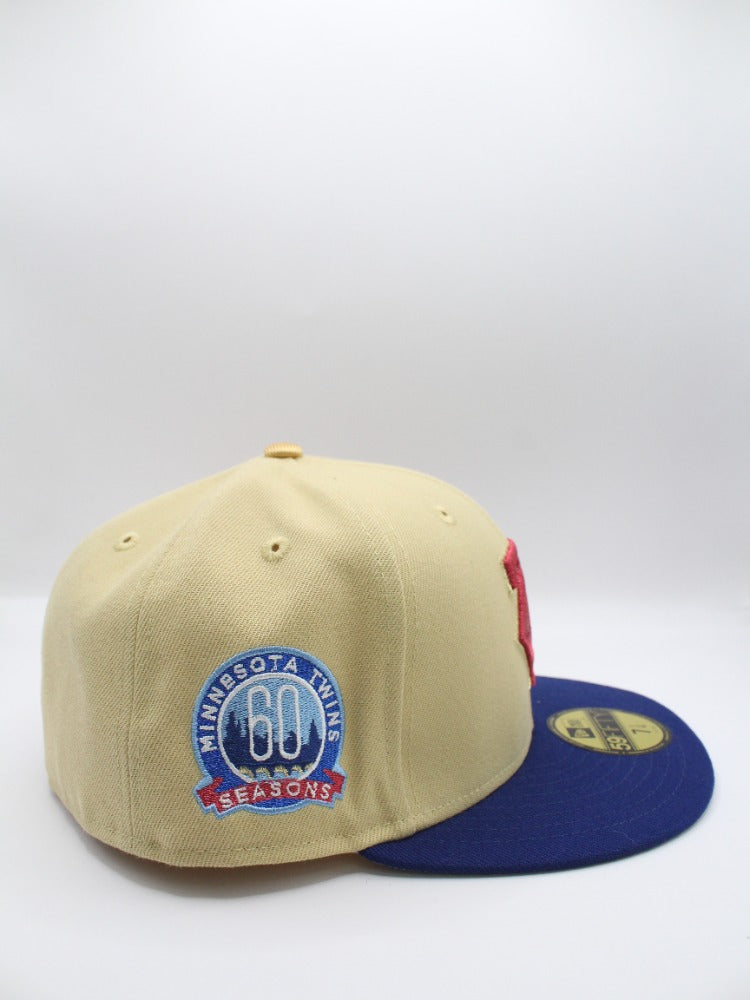 TC MINNESOTA TWINS BEIGE/BLUE 60 SEASONS