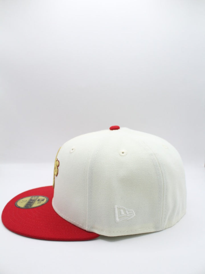 A´s ATLETICS WORLD SERIES 89 BEIGE/RED